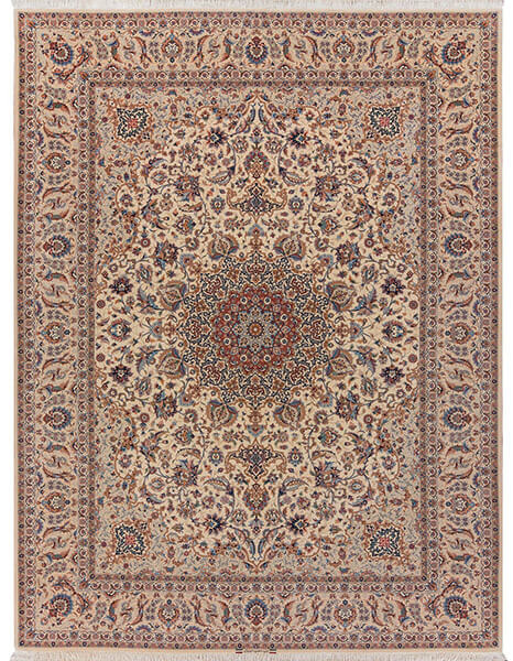 Иранский ковер из шерсти и шёлка ISFAHAN